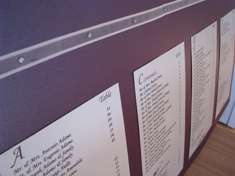 Diamond Plum seating chart