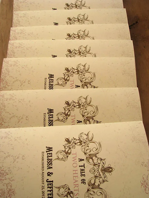 A Tale of Two Hearts - Invites