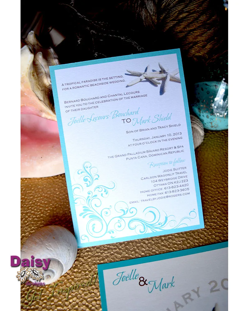 Sparkling Waters 5x7 invite