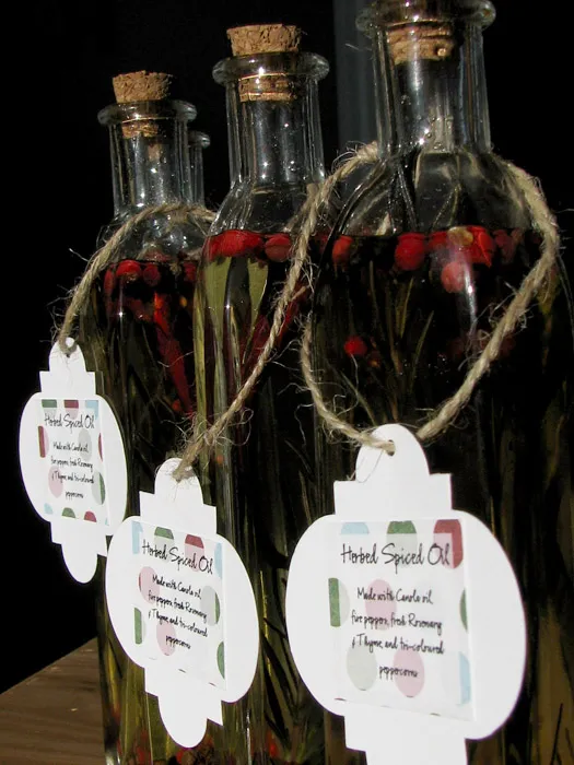 Spiced Oil Gift Tag