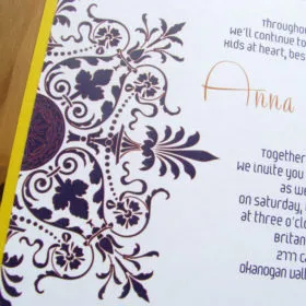 Wandering Gypsy invite close-up