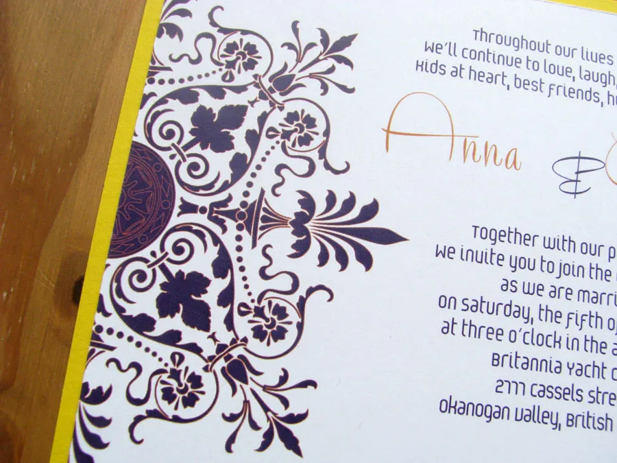 Wandering Gypsy invite close-up