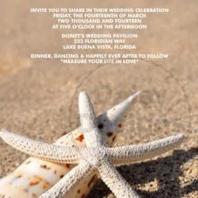 Sandy Starfish Invite