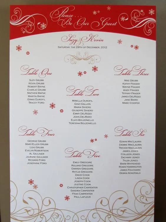 Crimson Snow Table Chart 1