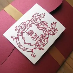 Ruby Filigree monogram