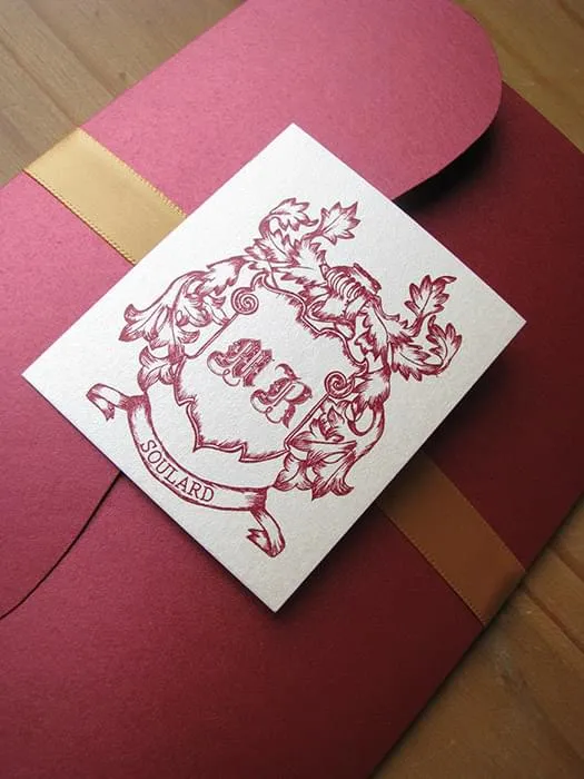 Ruby Filigree monogram