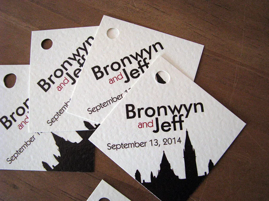 Ottawa Skyline Favour Tags