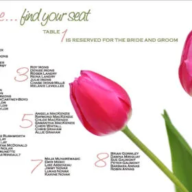 Pink Lemonade Seating Chart