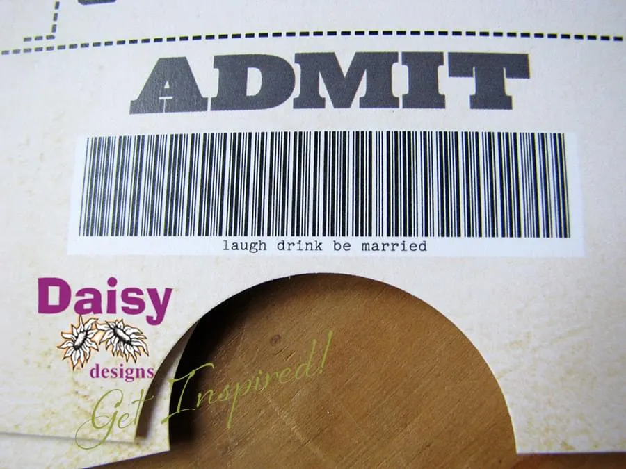 Concert Ticket closeup