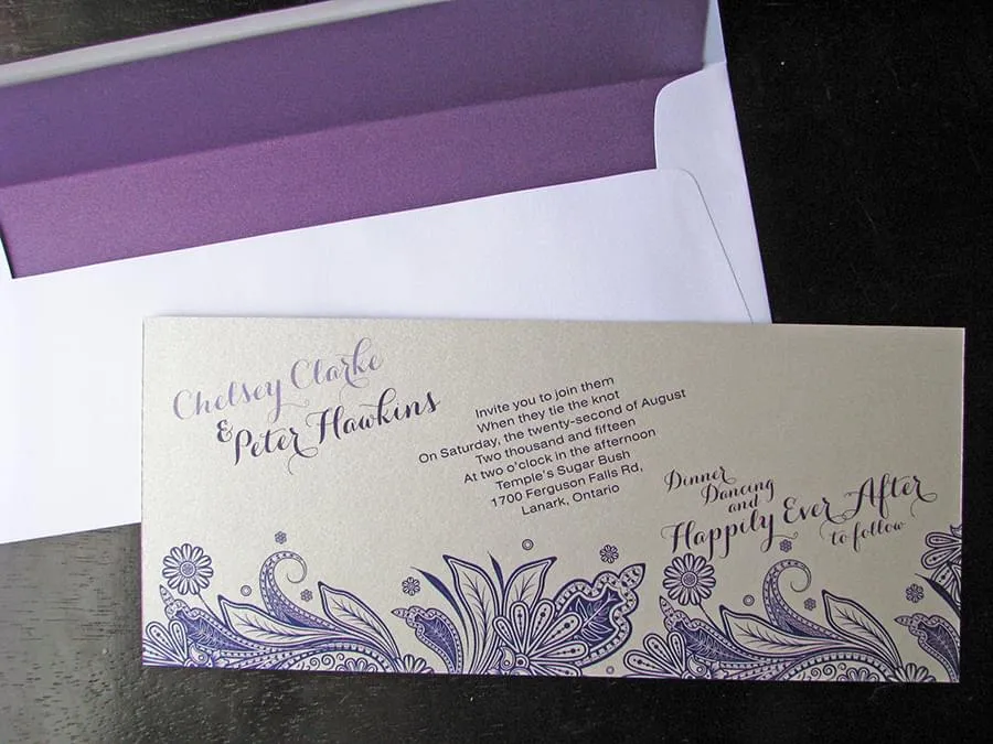 Paisley Fringe Liner