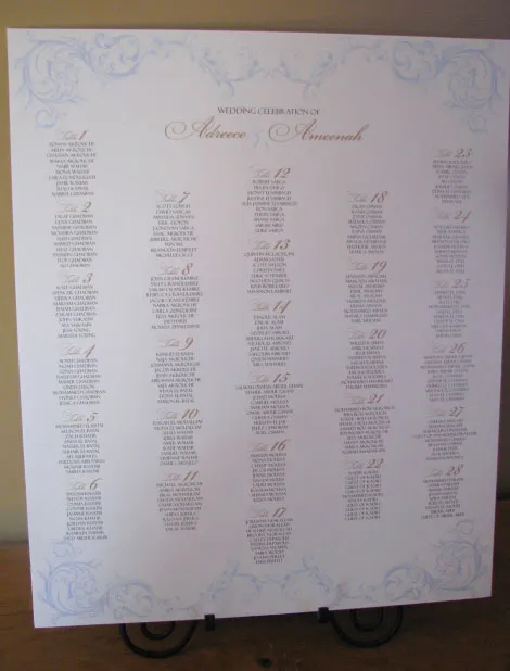 Cinderella Too Seating Chart