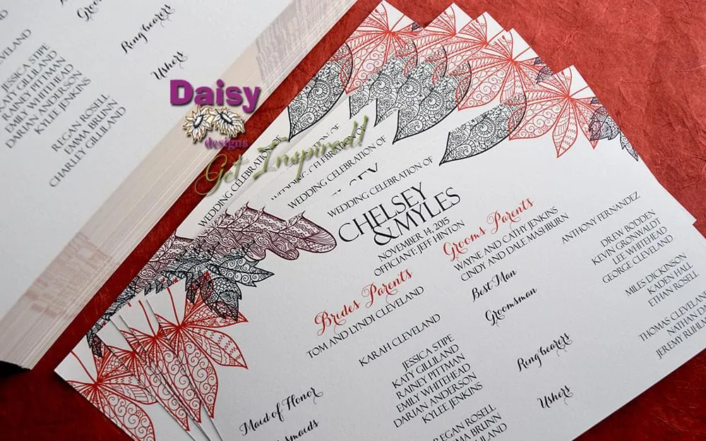 Chelsey's Autumn Rhapsody Programs