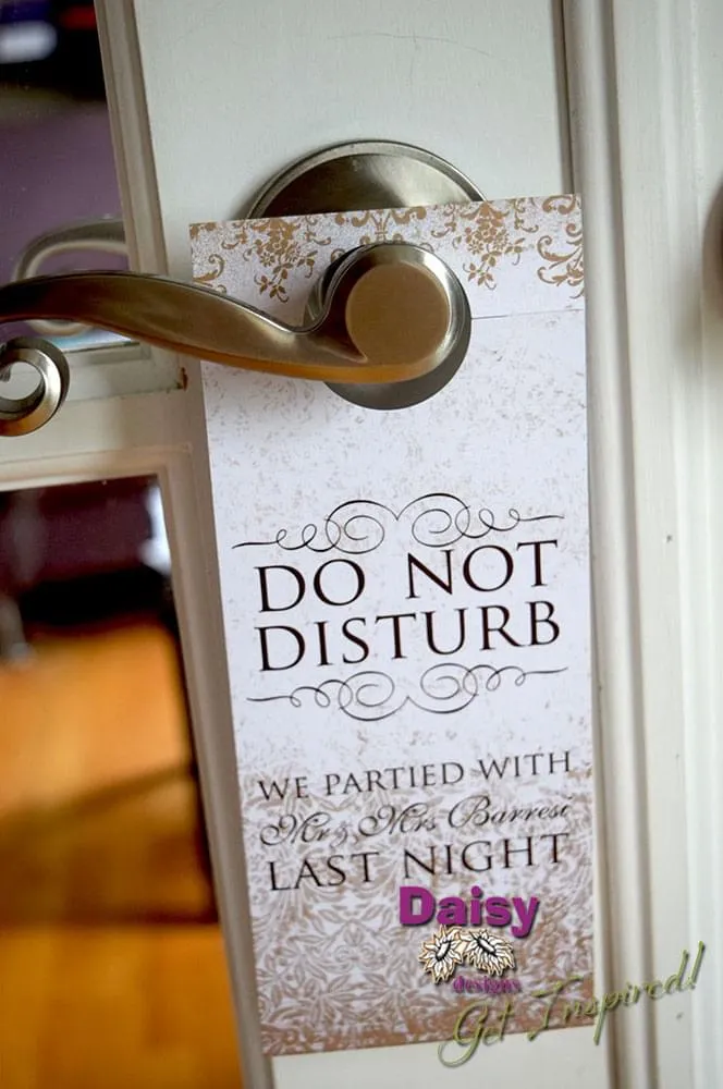 Antique Gold Door Hanger