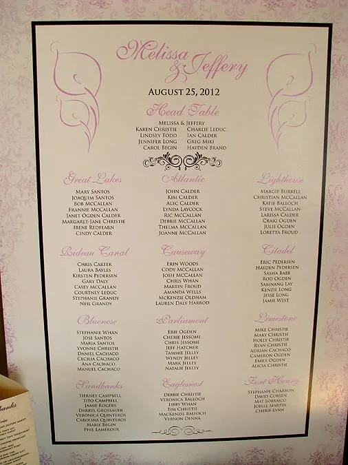 Antique Gold - seating chart