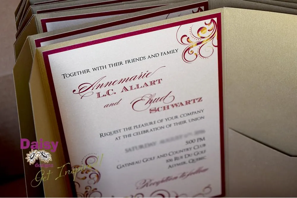 Gold Pocket Swirls Assembly