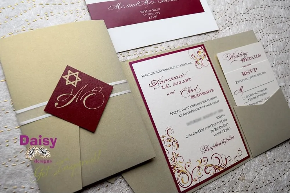 Gold Pocket Swirls Suite