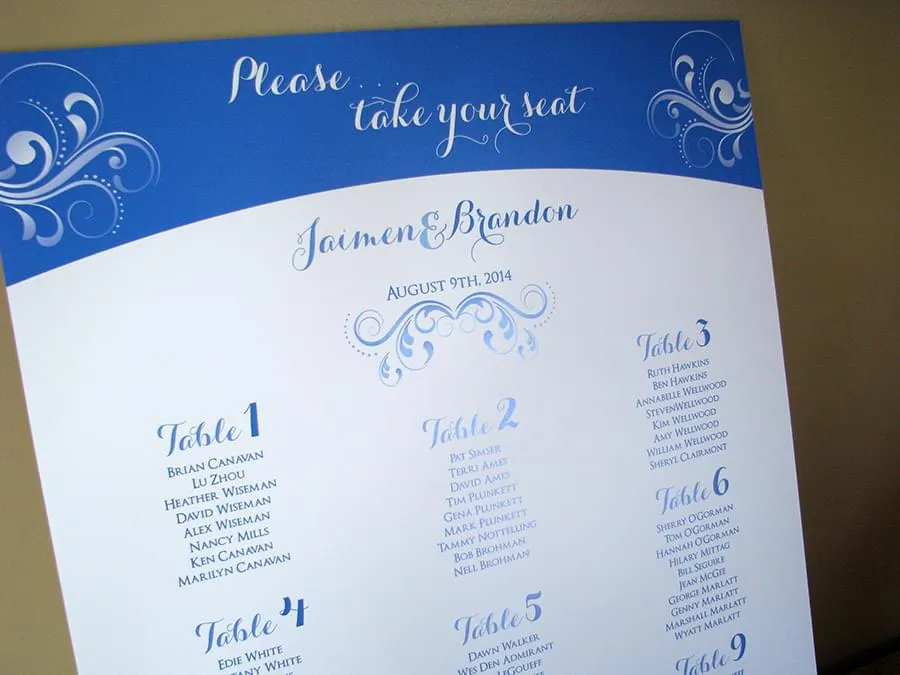 Shasta Lake Seating Chart