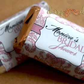 image of Damask Chocolate wrapers