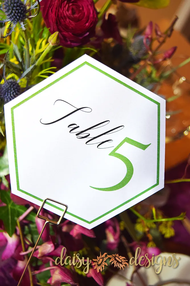 Geometrix Table Number