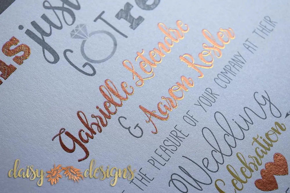 Mixed Foils close-up