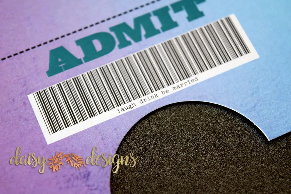 Blended Ticket closeup