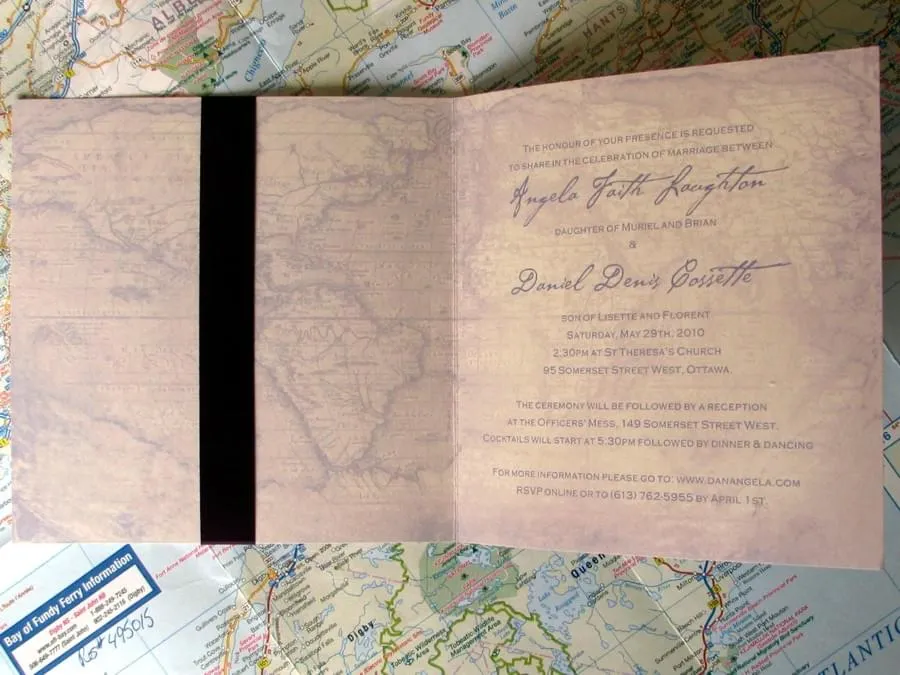 Olde World Map Inside