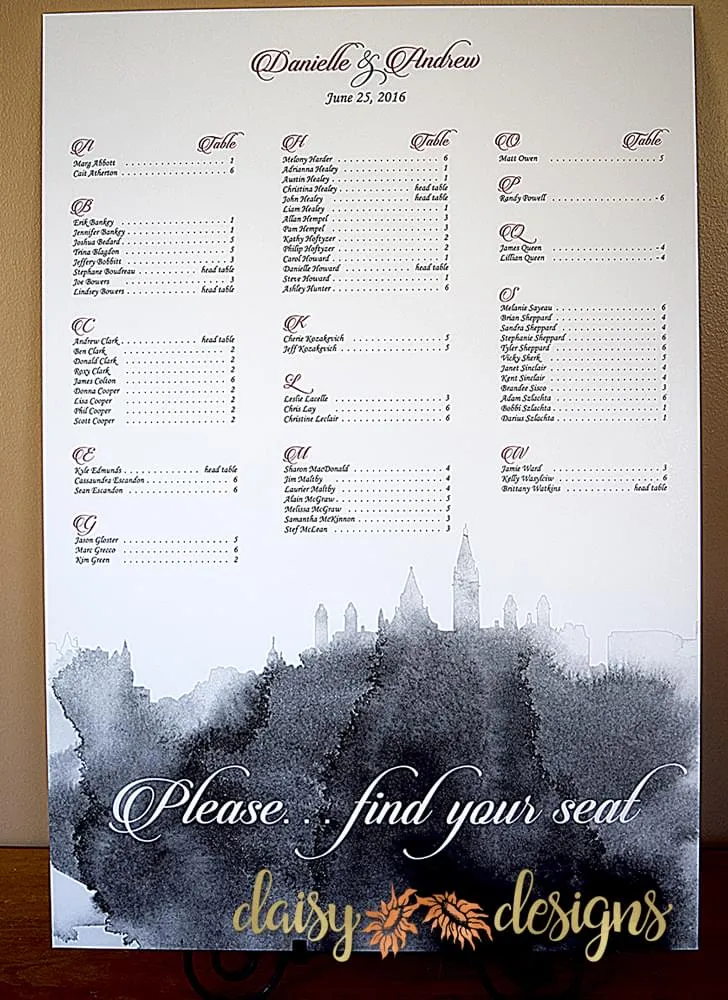 Scarlet Skyline seating chart