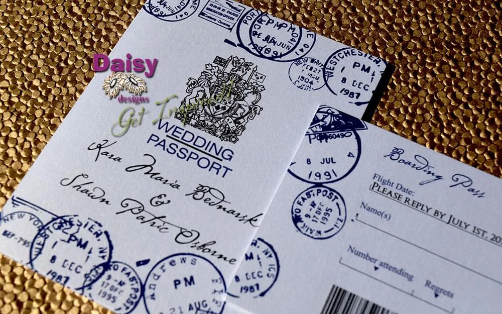 Passport invite and rsvp