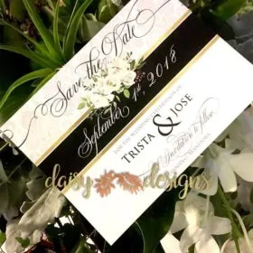 Regal Roses Save-The-Date cards