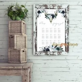 Boho Blooms Seating Chart