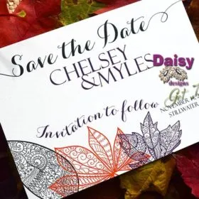 Chelsey's Autumn Rhapsody Save The Date