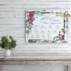 Floral Romance Seating Chart