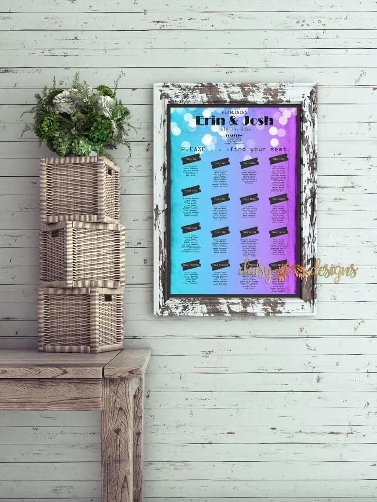 Rock Concert Seating Chart