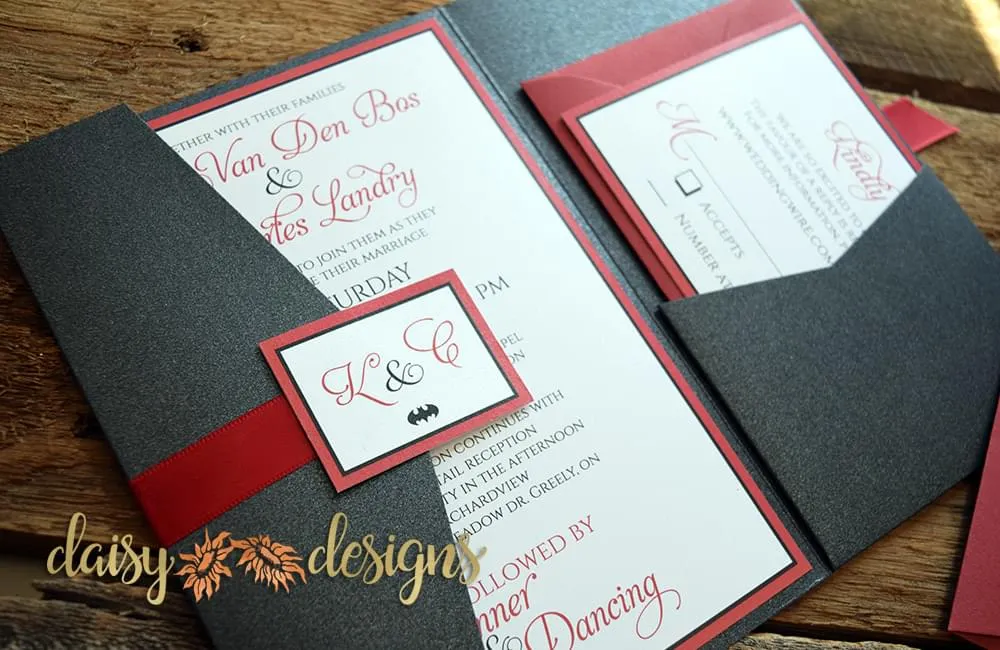 Dark Knight pocket invite