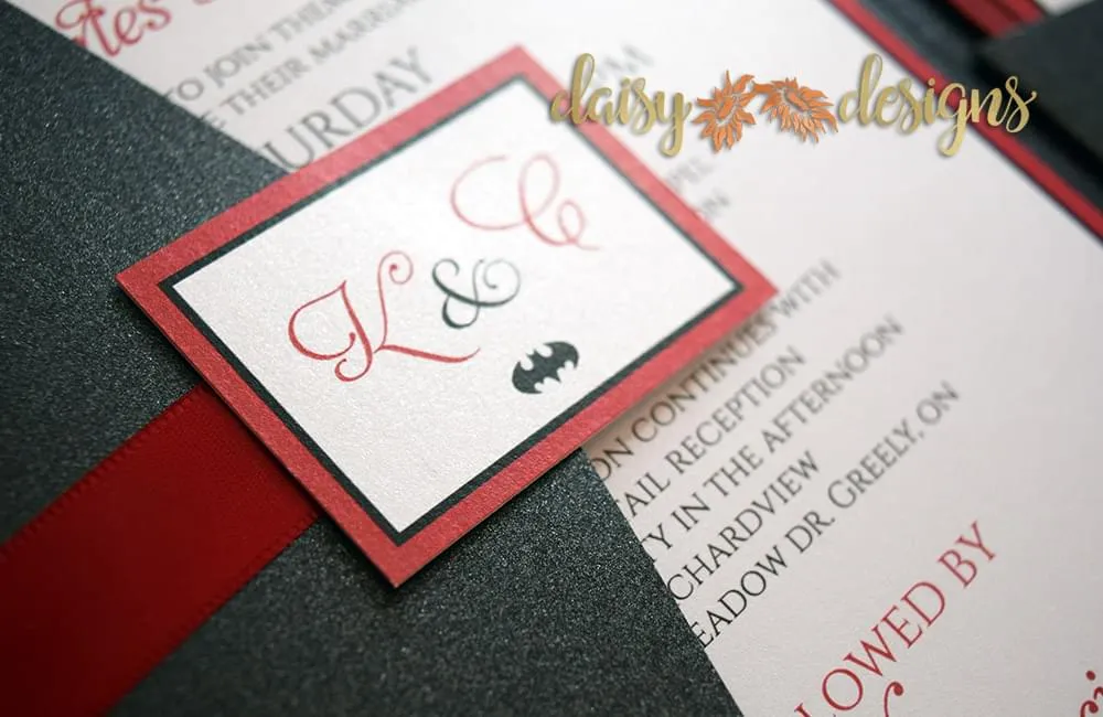 Dark Knight monogram close-up