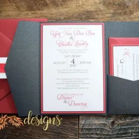 Dark Knight pocket invite suite