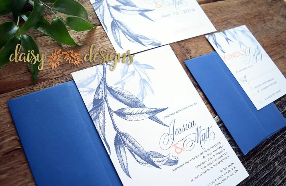 Willow Navy Blush suite