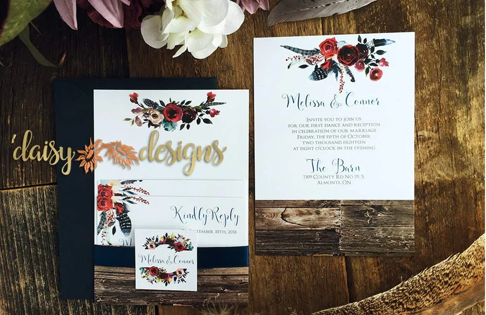 Navy and Merlot suite