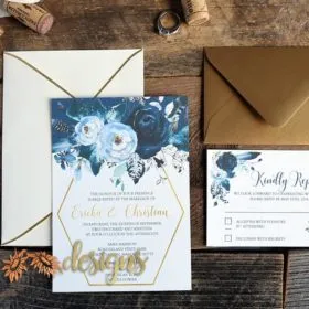 Creamy Peonies - invite and rsvp