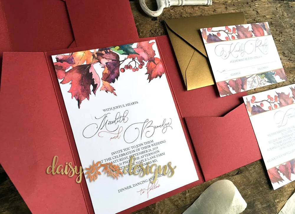 Watercolour Autumn Leaves