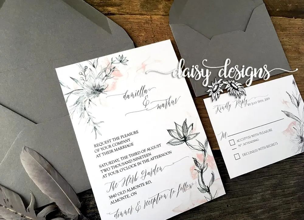 Grey Feather invite