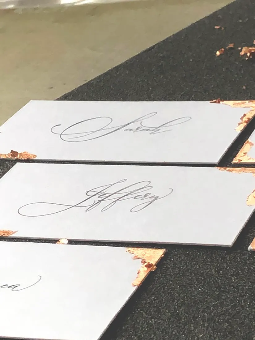 Pistachio Passion place cards