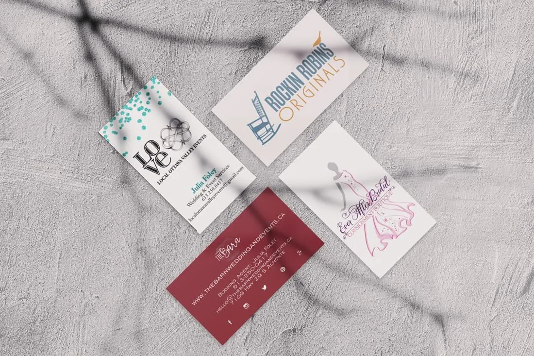 business cards various