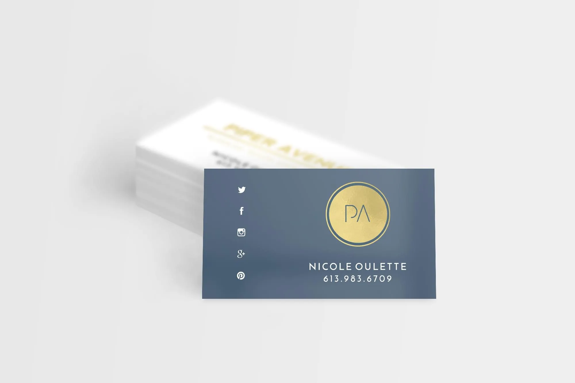 business card - Piper Avenue Events