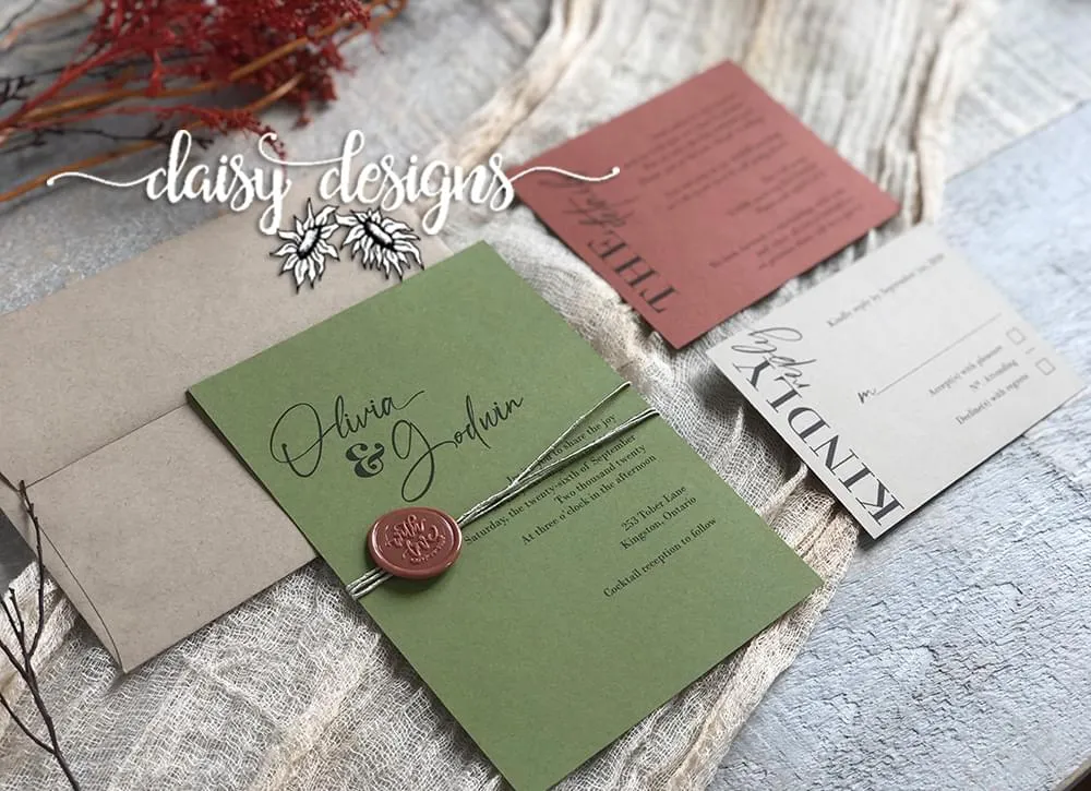 TerraEarth full suite with wax seal and details card