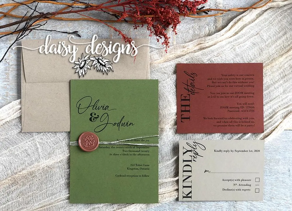 TerraEarth full suite with envelopes and details card