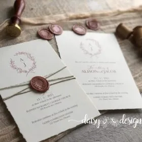 Victorian Simplicity invite suite