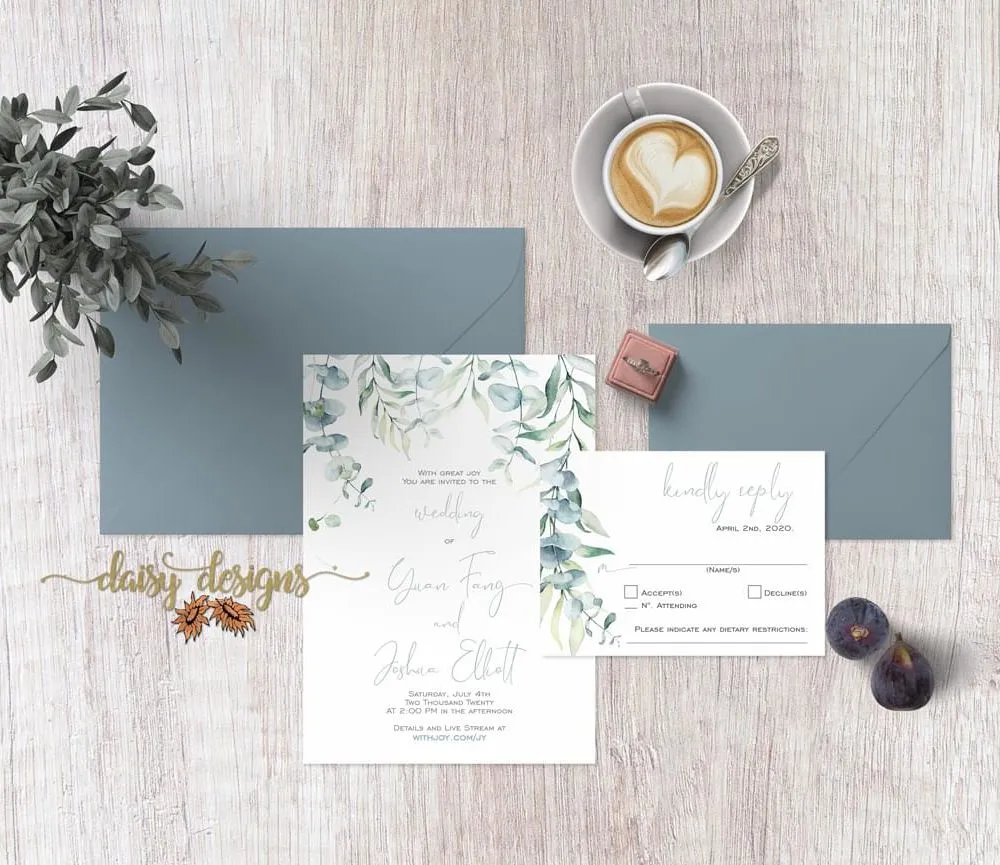 Watercolour Eucalyptus suite