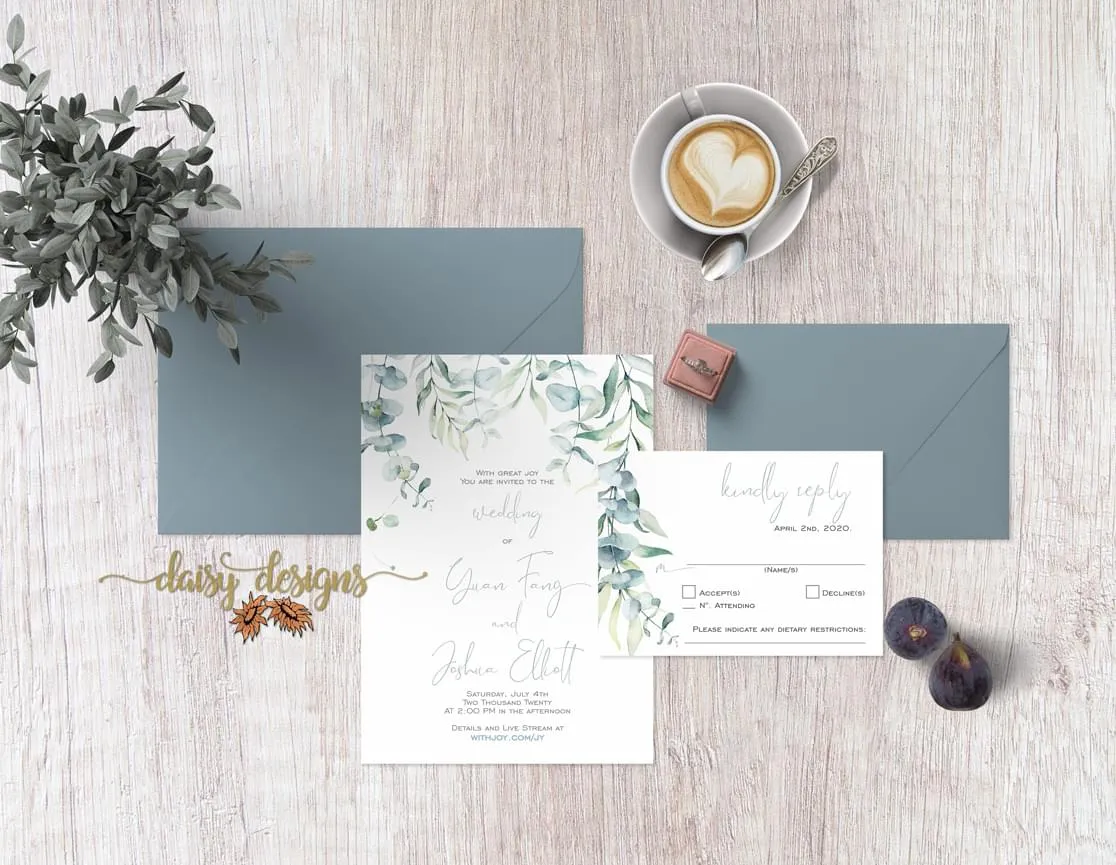 Watercolour Eucalyptus suite