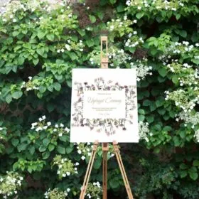 Clover Meadow Ceremony sign